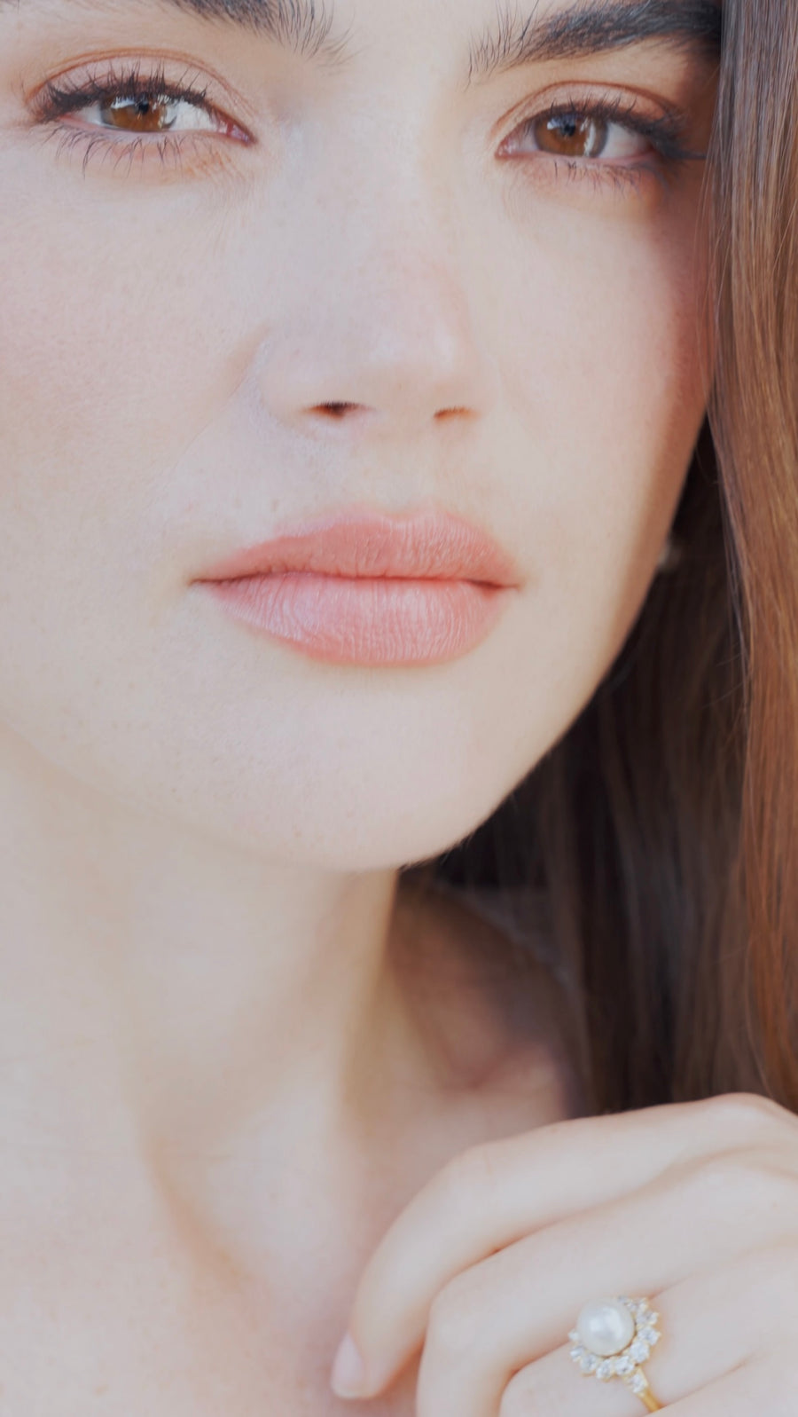 デイジーリング、ダイヤモンド、ファインパール - Galerie Pénélope