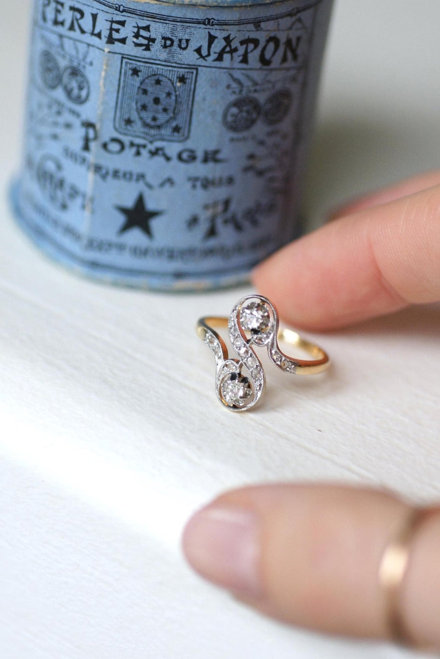トワ・エ・モワ ベル・エポック ダイヤモンド リング - Galerie Pénélope