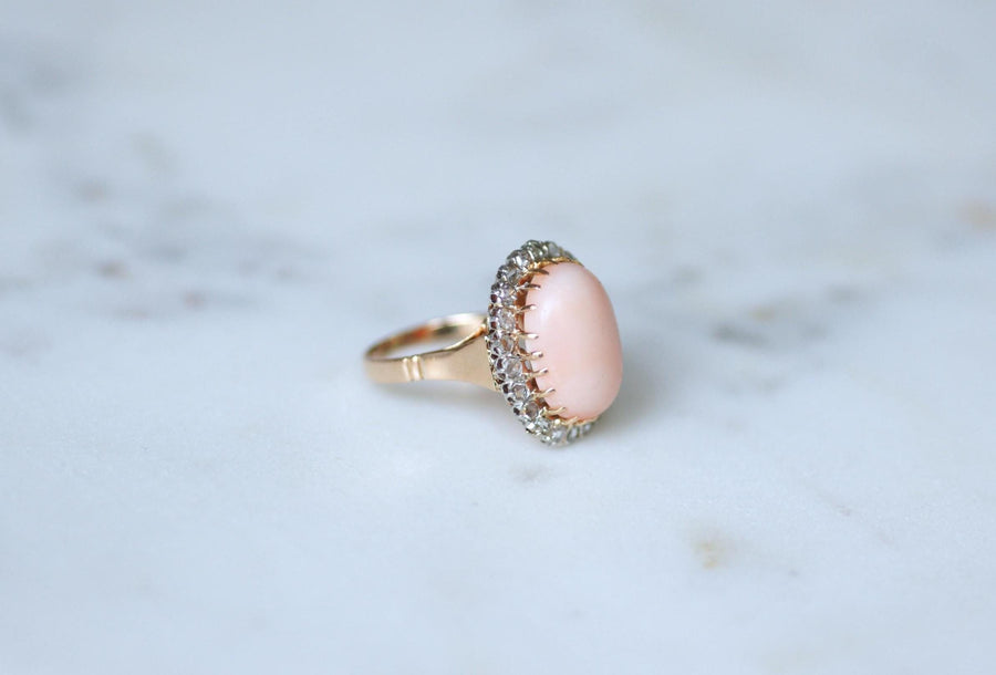 マルグリット ベル・エポック 珊瑚とダイヤモンドのリング