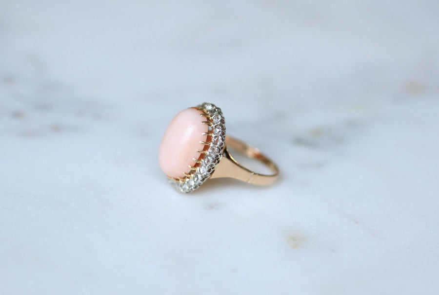 マルグリット ベル・エポック 珊瑚とダイヤモンドのリング