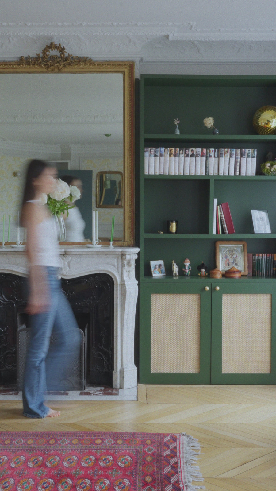 ダイヤモンド・オン・ゴールド＆プラチナ・ゴードロン・ボール・リング