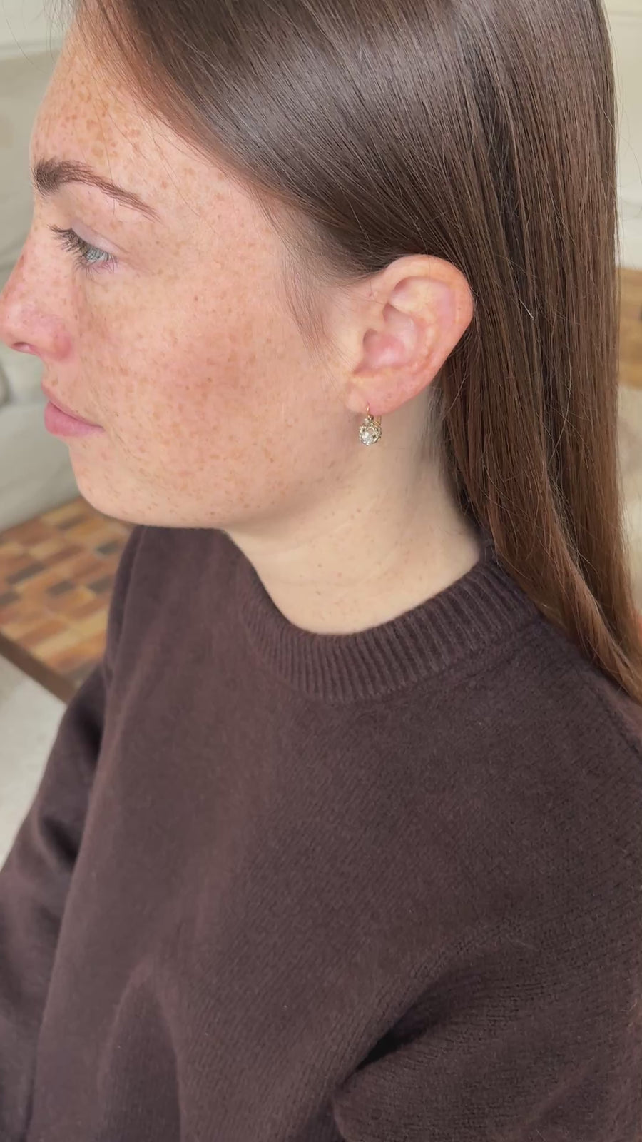 アンティーク・ドルムーズ・クラウン ローズダイヤモンド ピンクゴールド