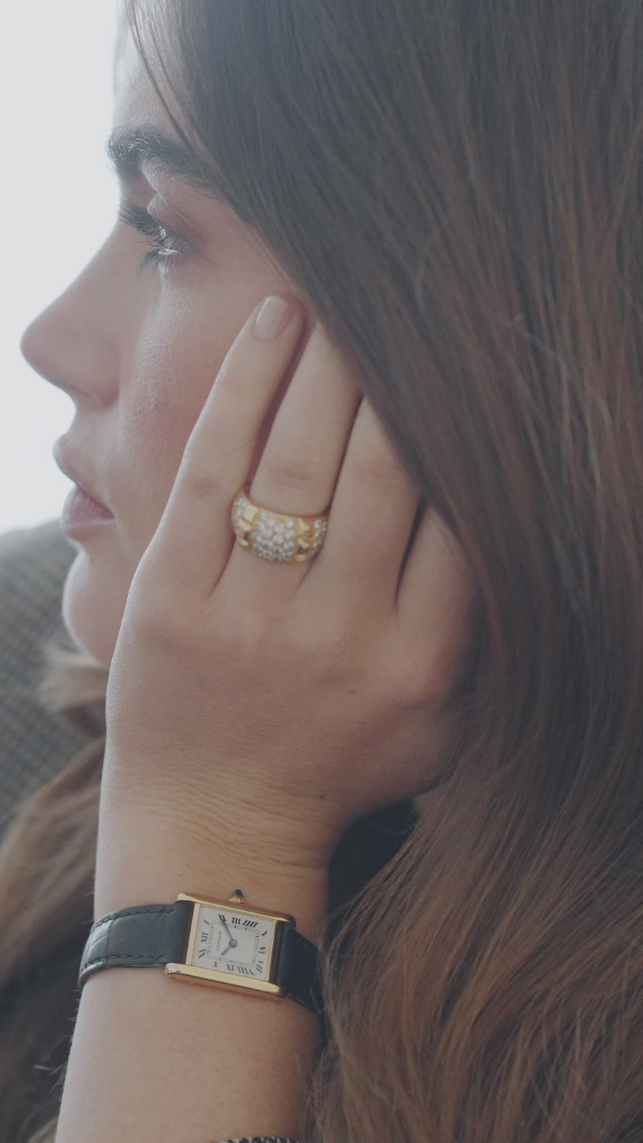 カルティエ タンク ルイ カルティエ イエローゴールド ウォッチ 78087