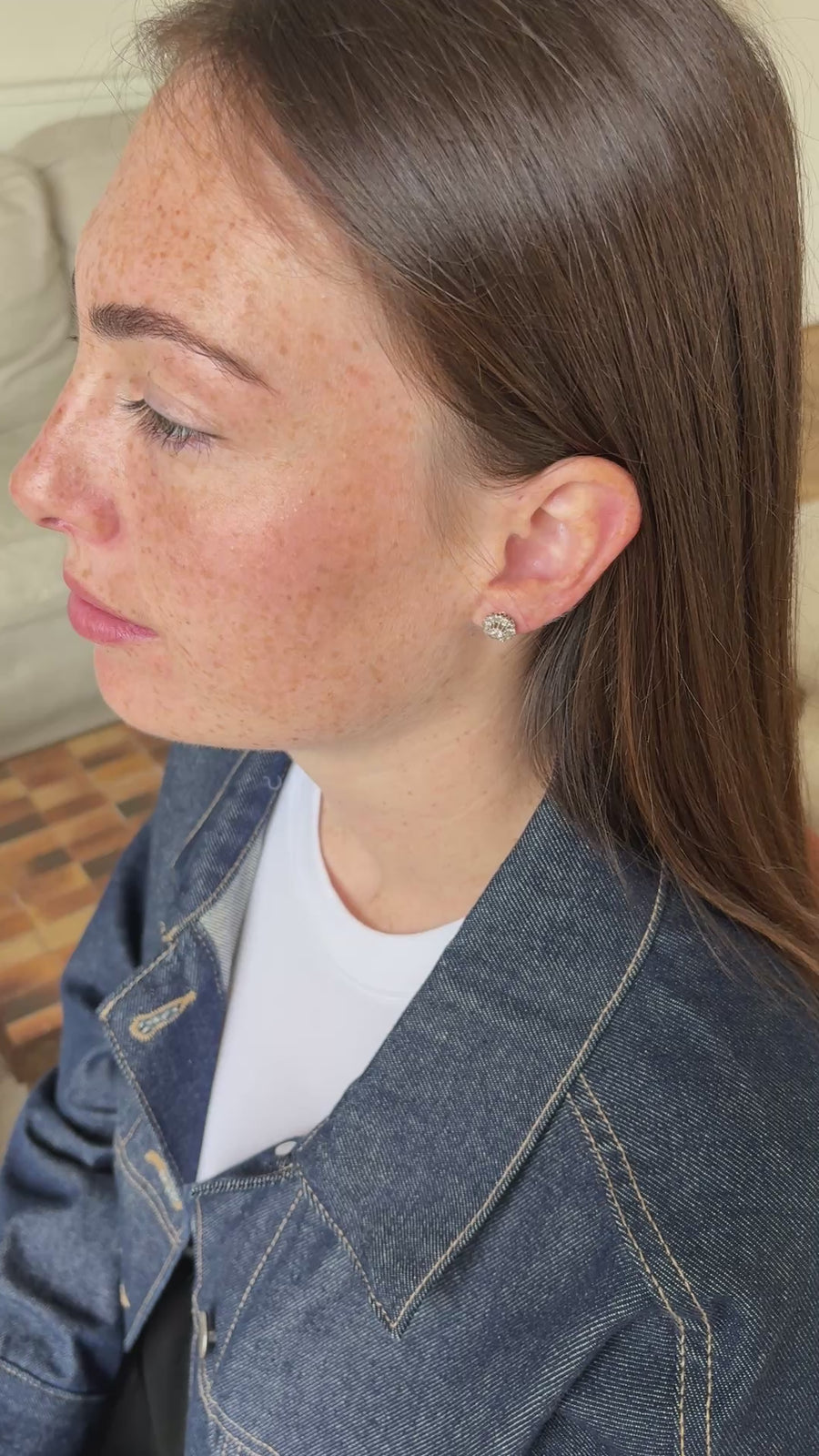 デイジーピアス ダイヤモンド 0.70カラット