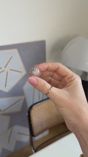 アール・デコ調 ドーム・リング ダイヤモンド 1.30カラット プラチナ