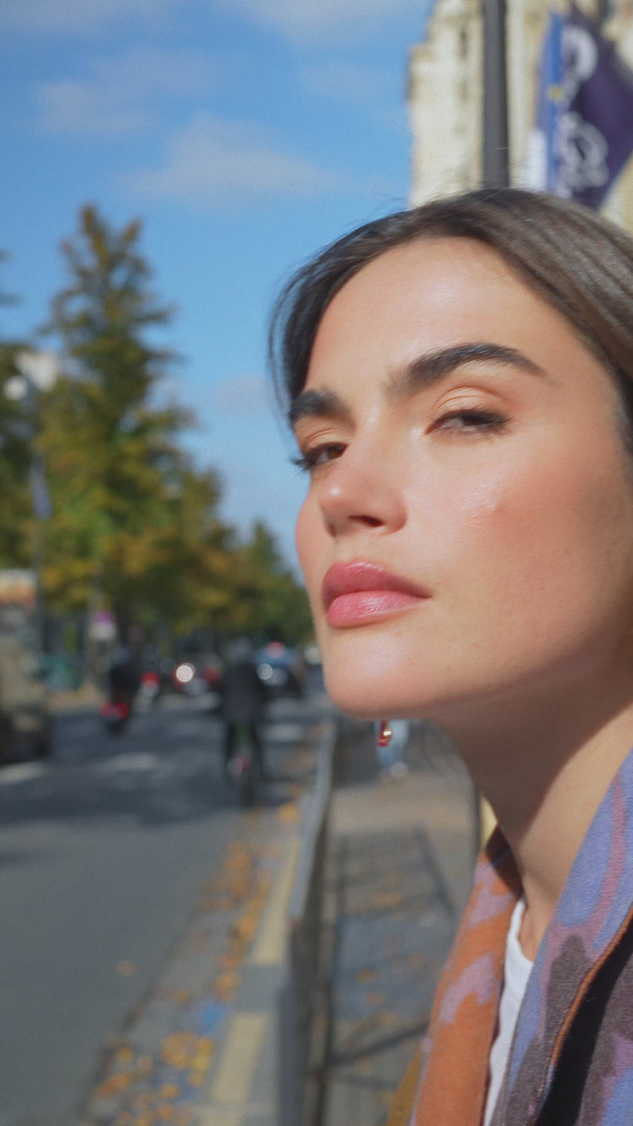 ロレンツ・ベーメル ルベライト、サファイア、ヘリオドール、ダイヤモンド ピアス/イエローゴールド