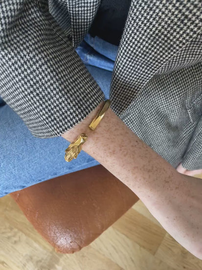 エルメス ゴールドホースヘッドブレスレット｜ペネロペギャラリー