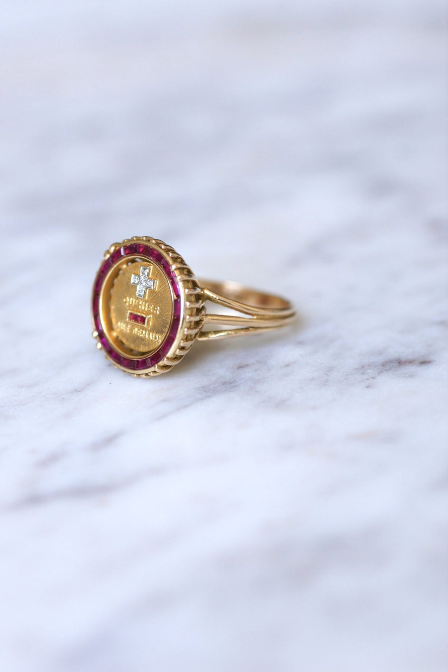 ヴィンテージA.AUGISラブリング - Penelope Gallery