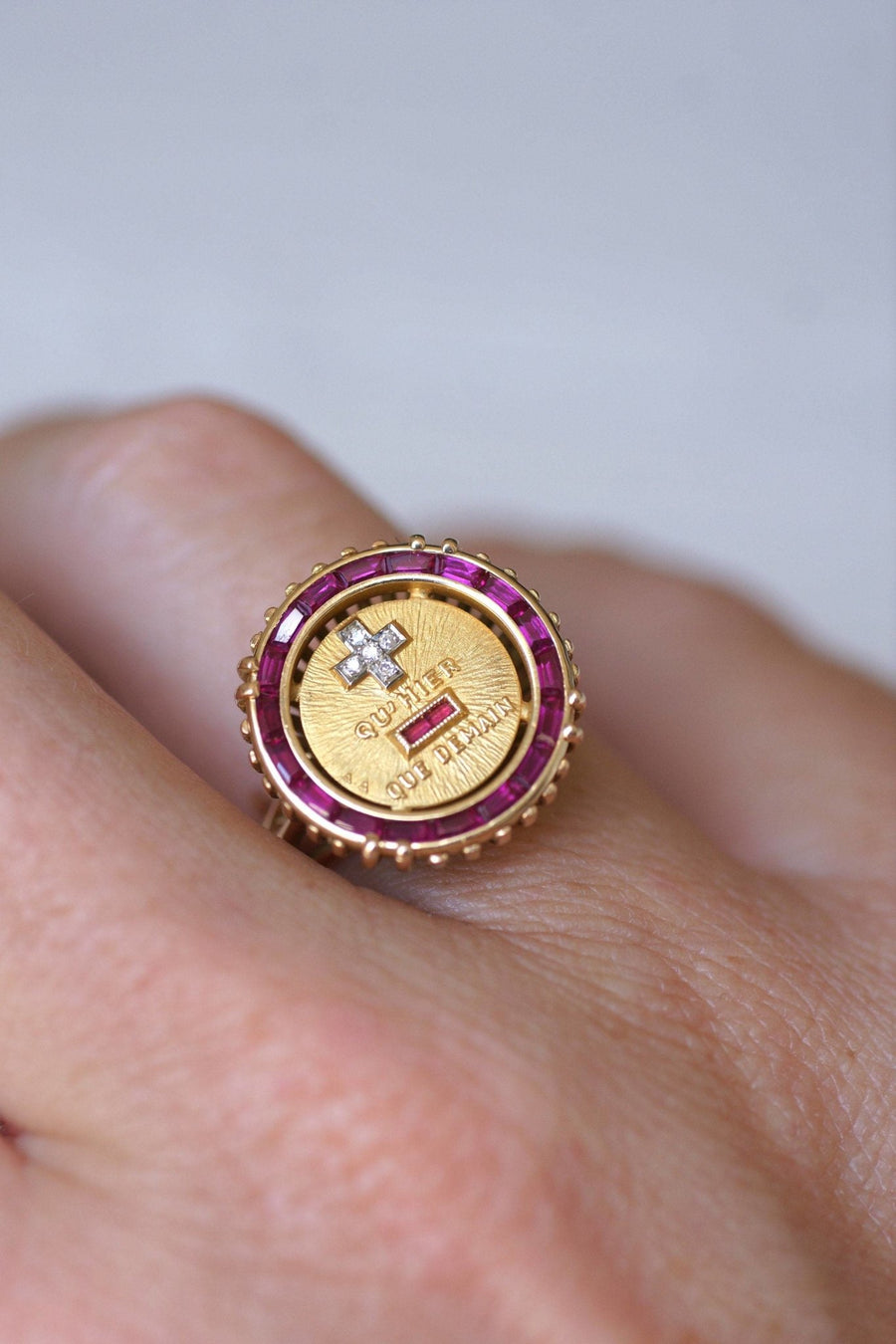 ヴィンテージA.AUGISラブリング - Penelope Gallery