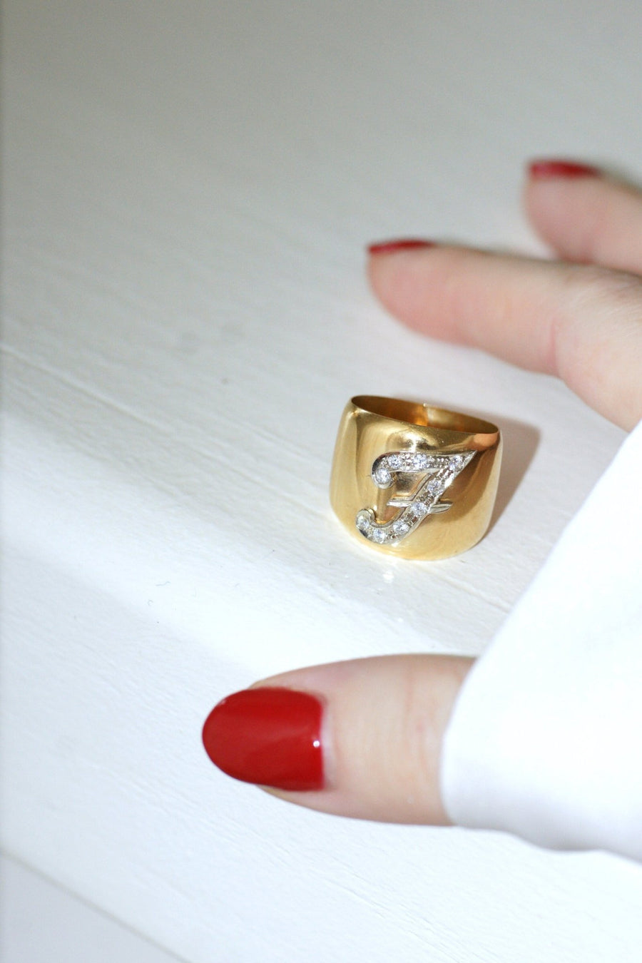 ゴールドバンドリング レターF - ペネロペギャラリー