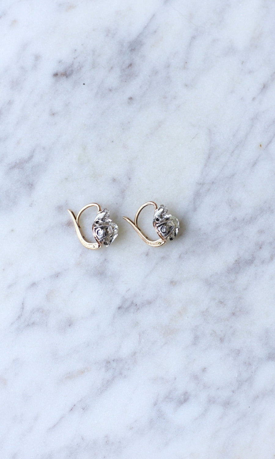 0.50カラット ダイヤモンド ピアス - Galerie Pénélope