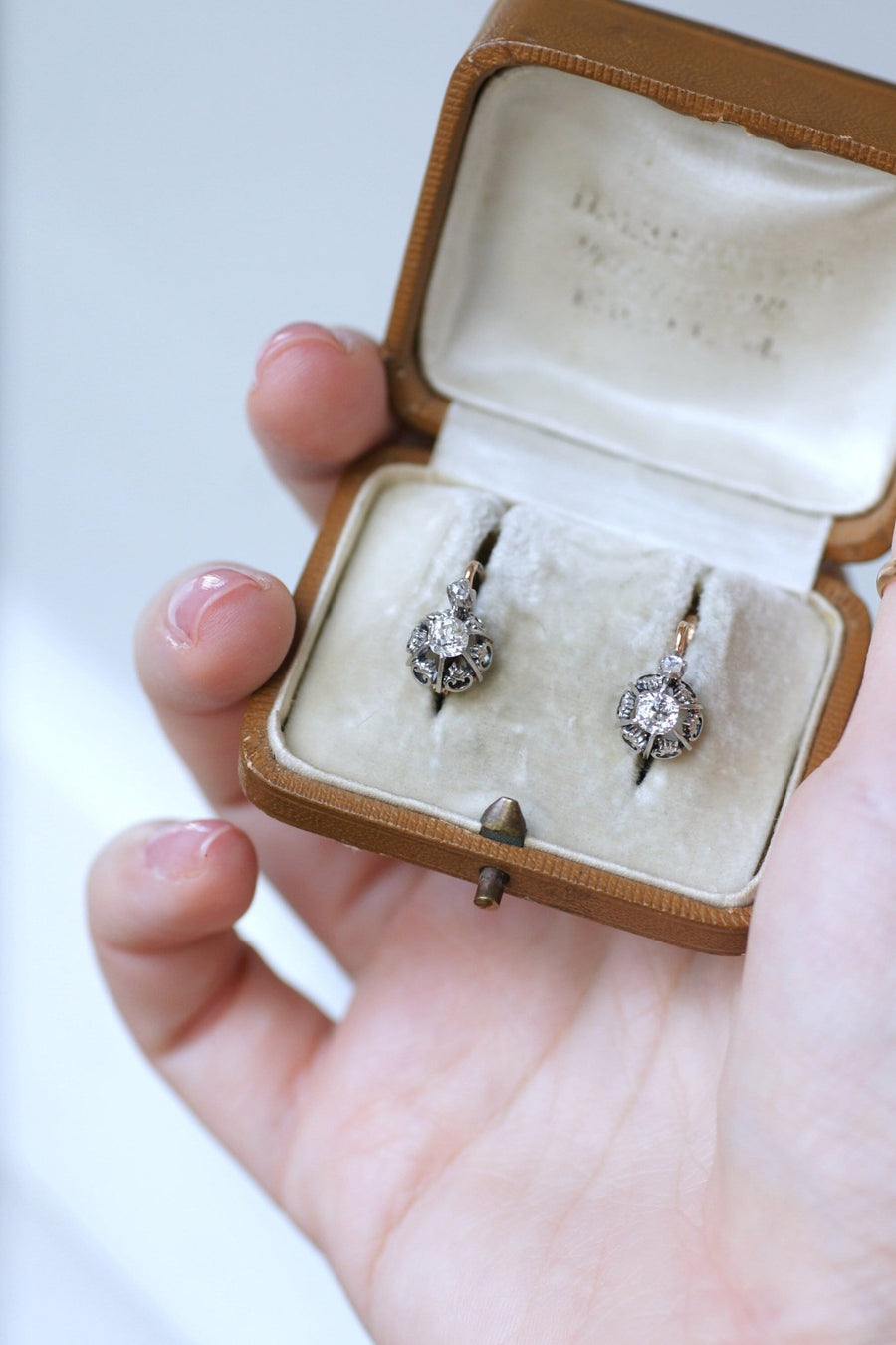 0.50カラット ダイヤモンド ピアス - Galerie Pénélope