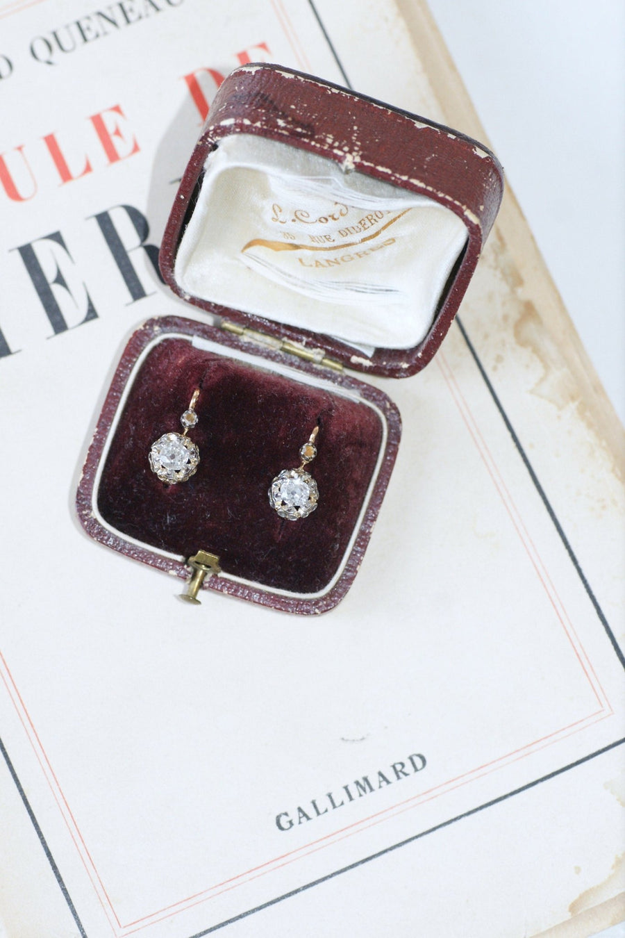 0.70カラット ダイヤモンド ピアス - Galerie Pénélope