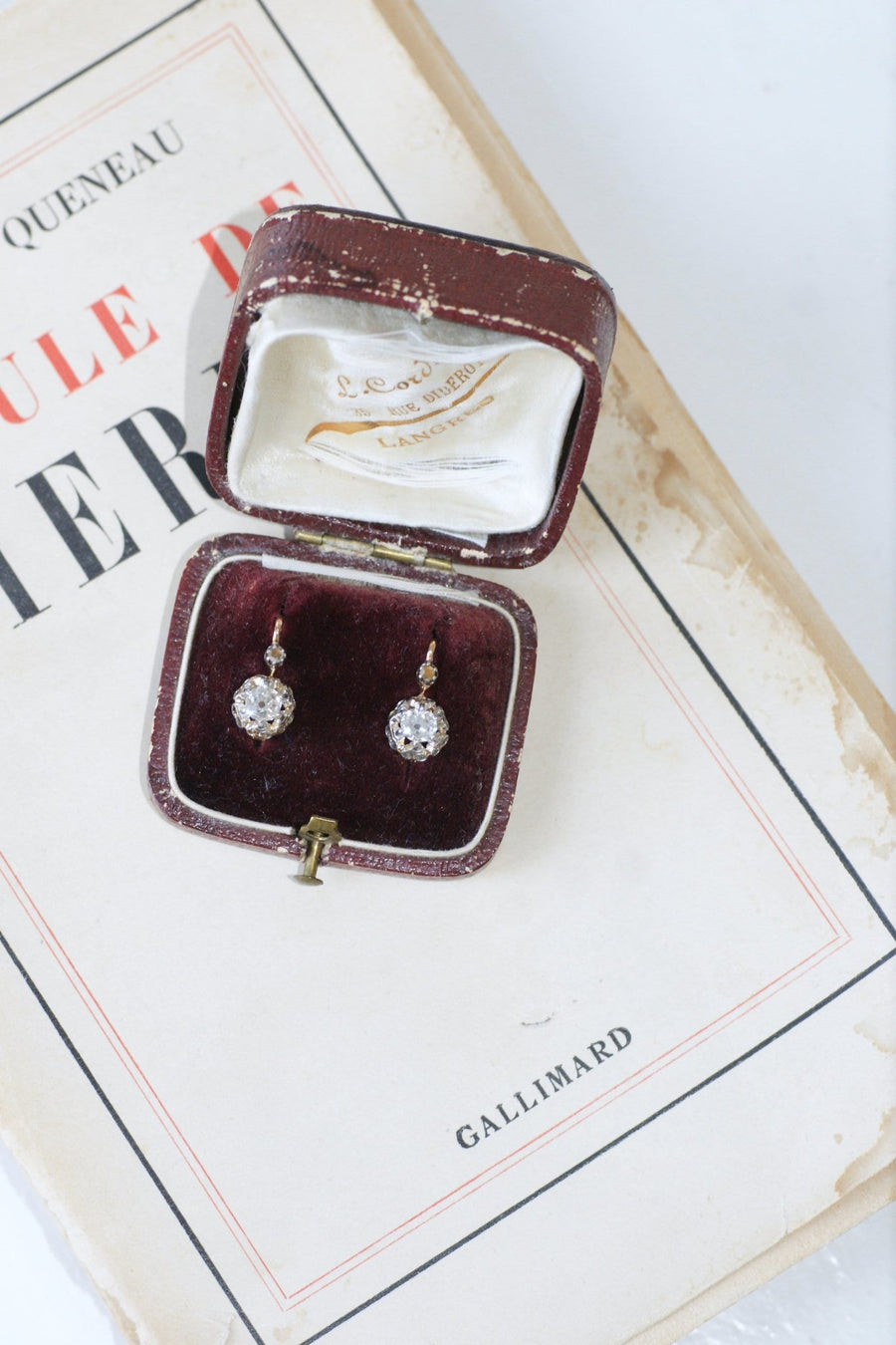 0.70カラット ダイヤモンド ピアス - Galerie Pénélope