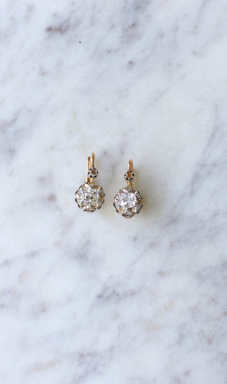 0.70カラット ダイヤモンド ピアス - Galerie Pénélope