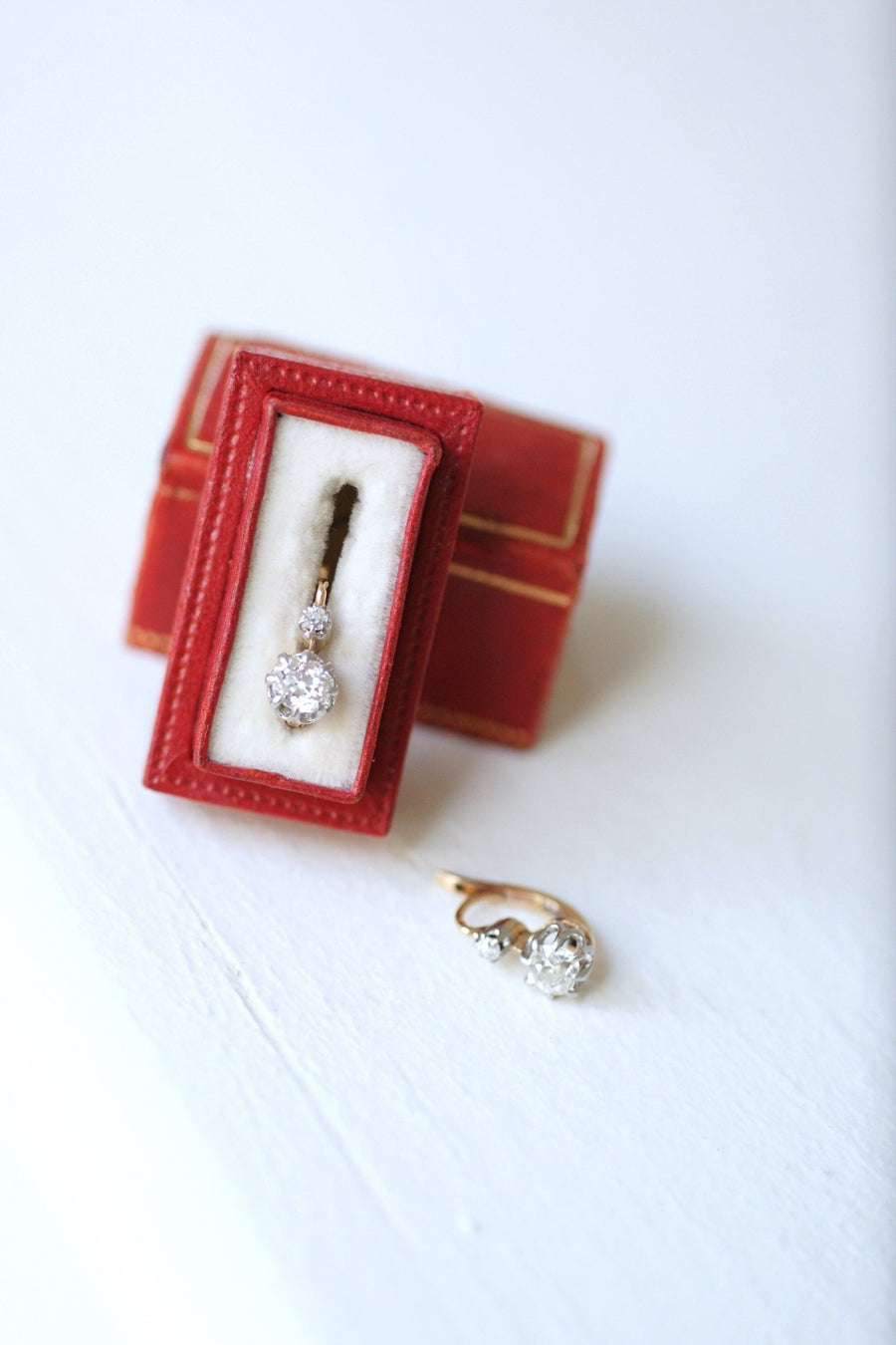 0.85カラット ダイヤモンド ピアス - Galerie Pénélope