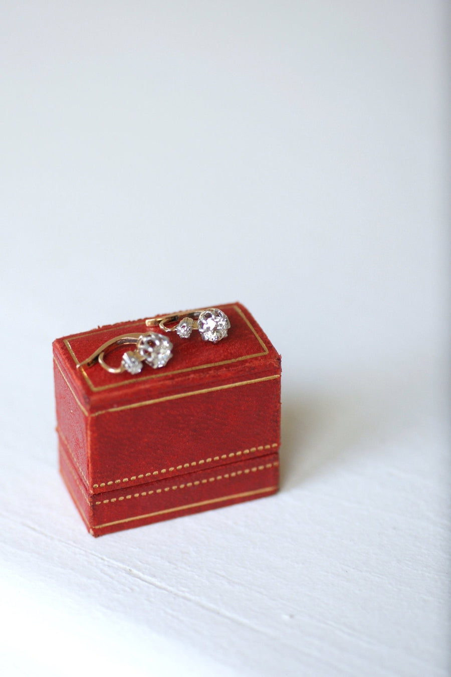 0.85カラット ダイヤモンド ピアス - Galerie Pénélope