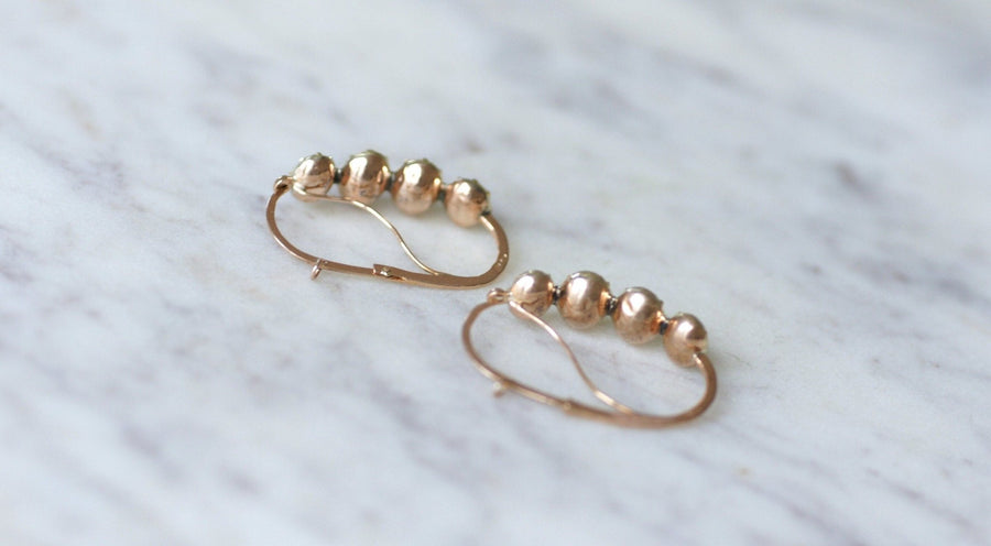 アメジスト・ピアス - Galerie Pénélope