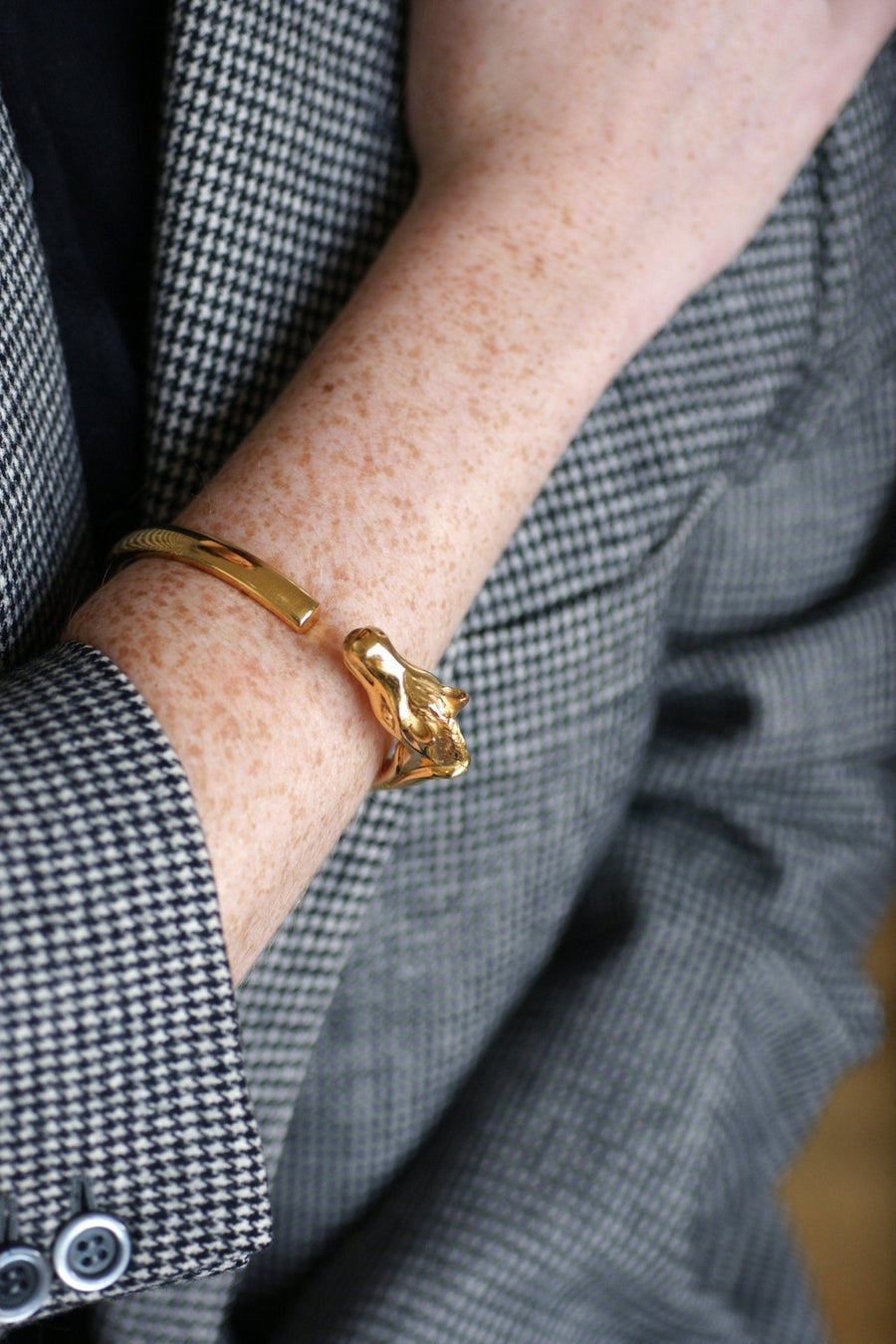 エルメス ゴールドホースヘッドブレスレット｜ペネロペギャラリー