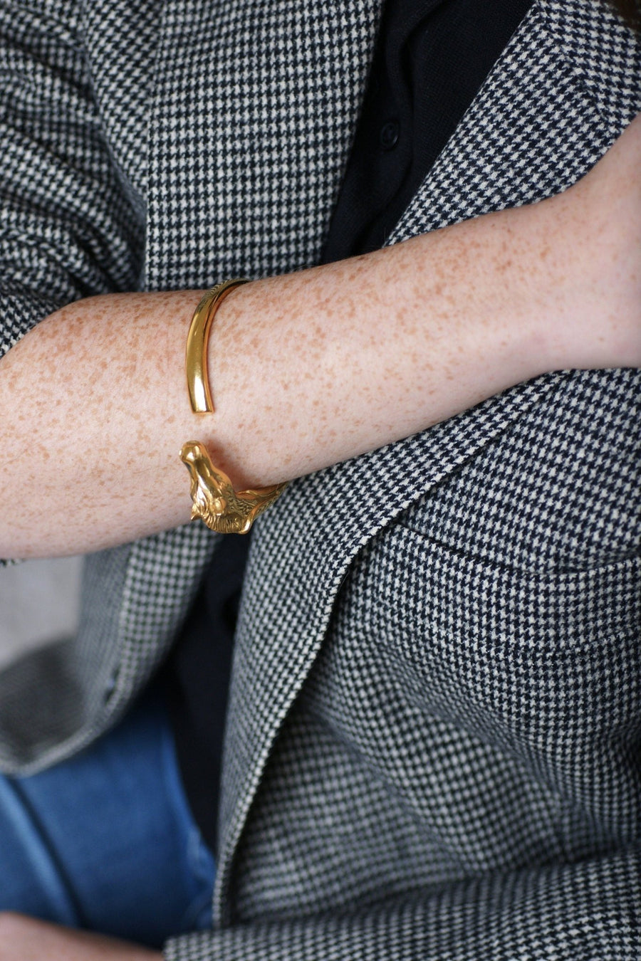 エルメス ゴールドホースヘッドブレスレット｜ペネロペギャラリー
