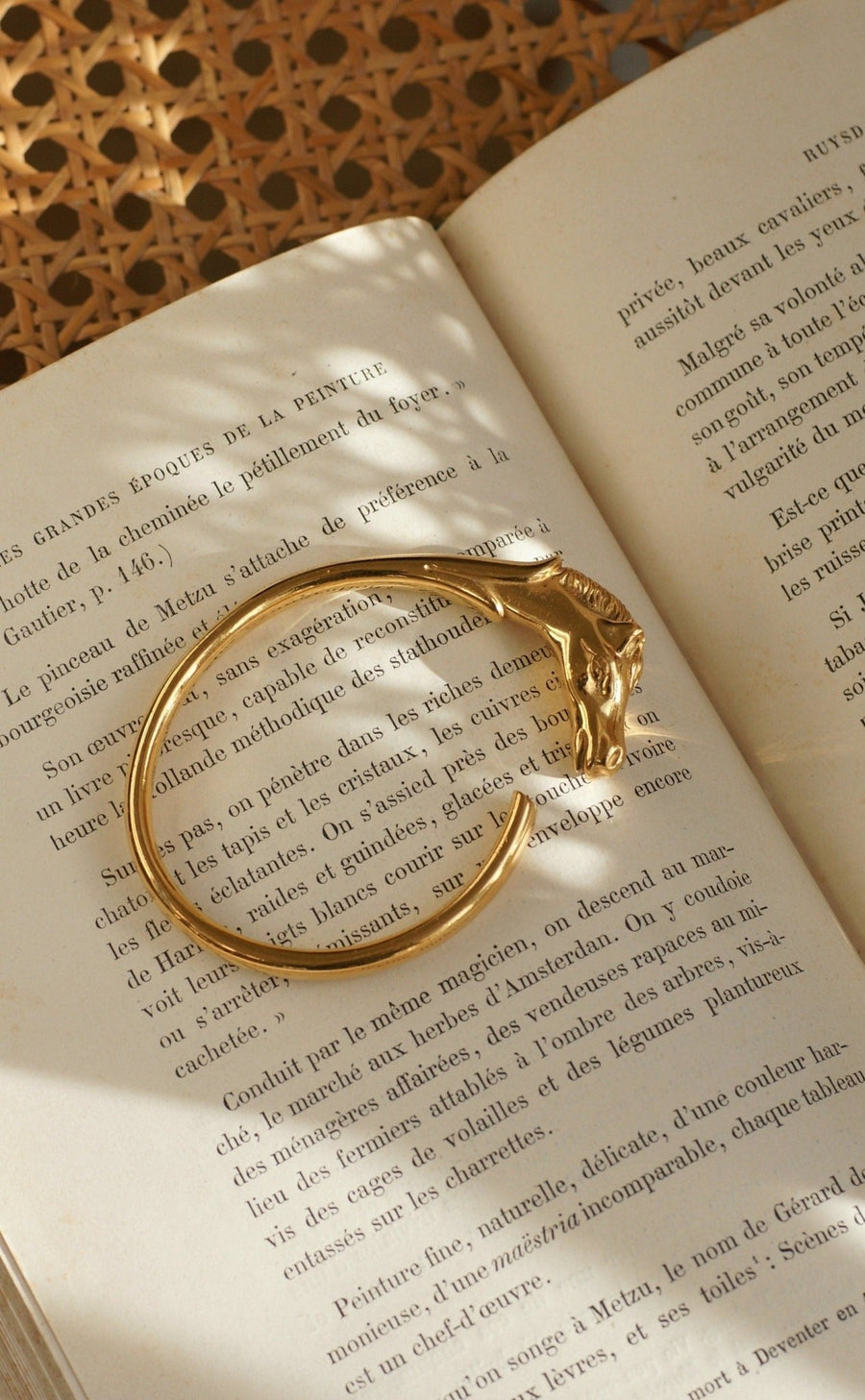 エルメス ゴールドホースヘッドブレスレット｜ペネロペギャラリー