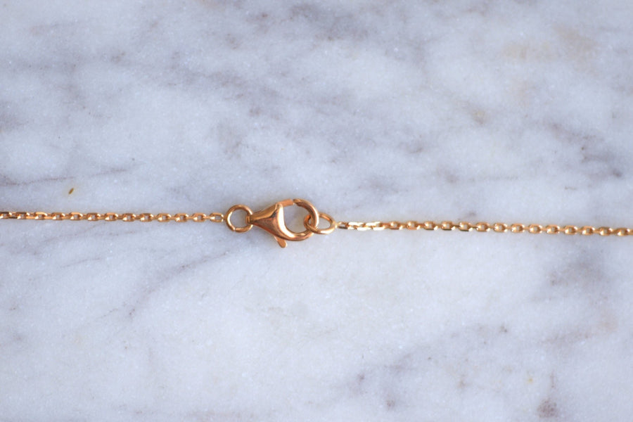 ゴールド＆ダイヤモンド三日月ネックレス - Penelope Gallery