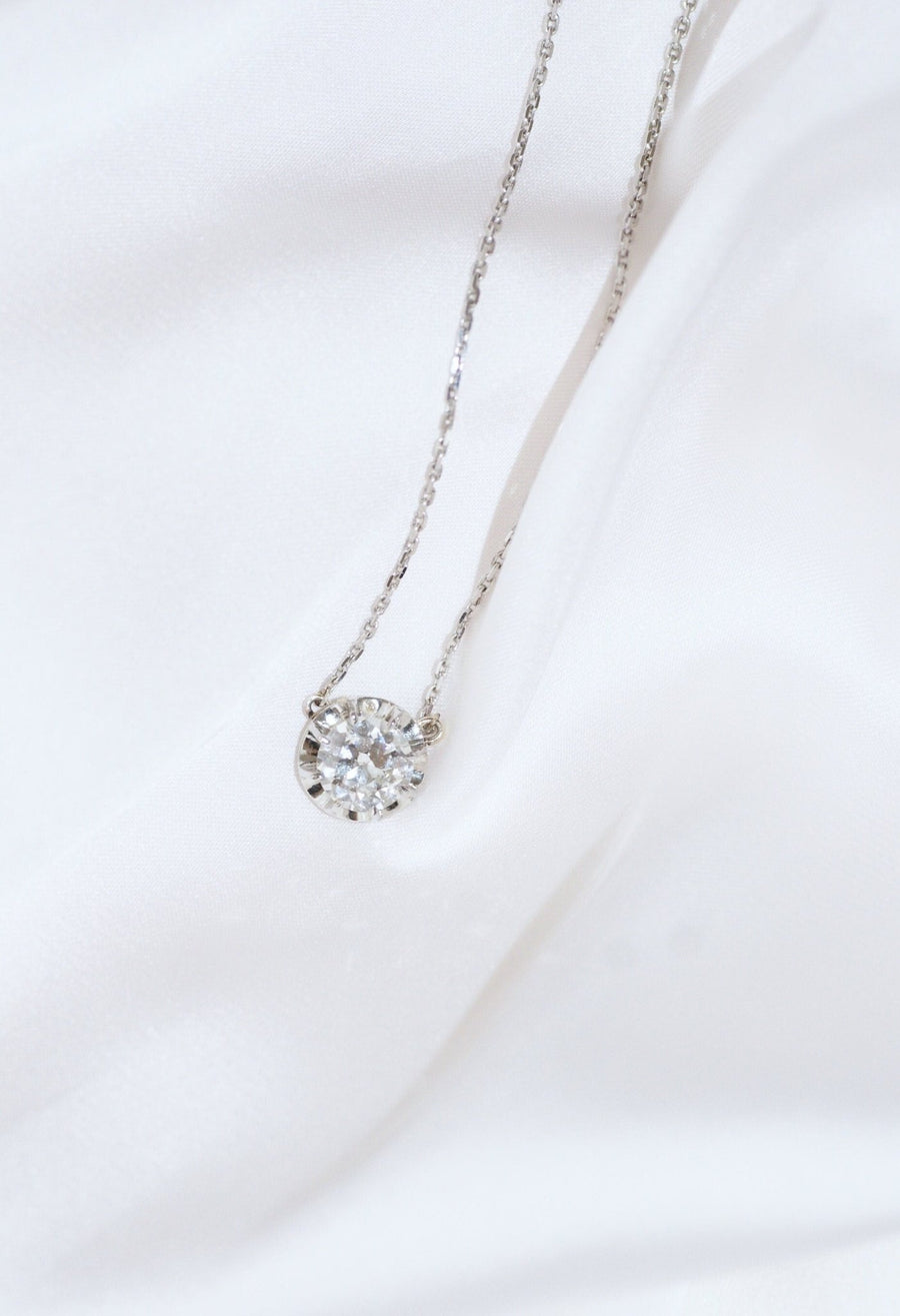 ソリテール ダイヤモンド ネックレス 1.24Cts - ペネロペ ギャラリー