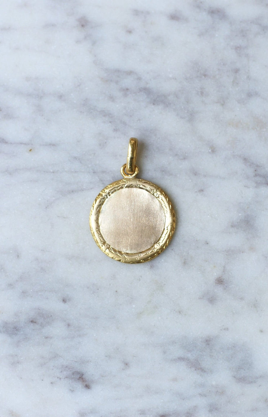 Augis love メダル イエローゴールド ダイヤモンド - Galerie Pénélope