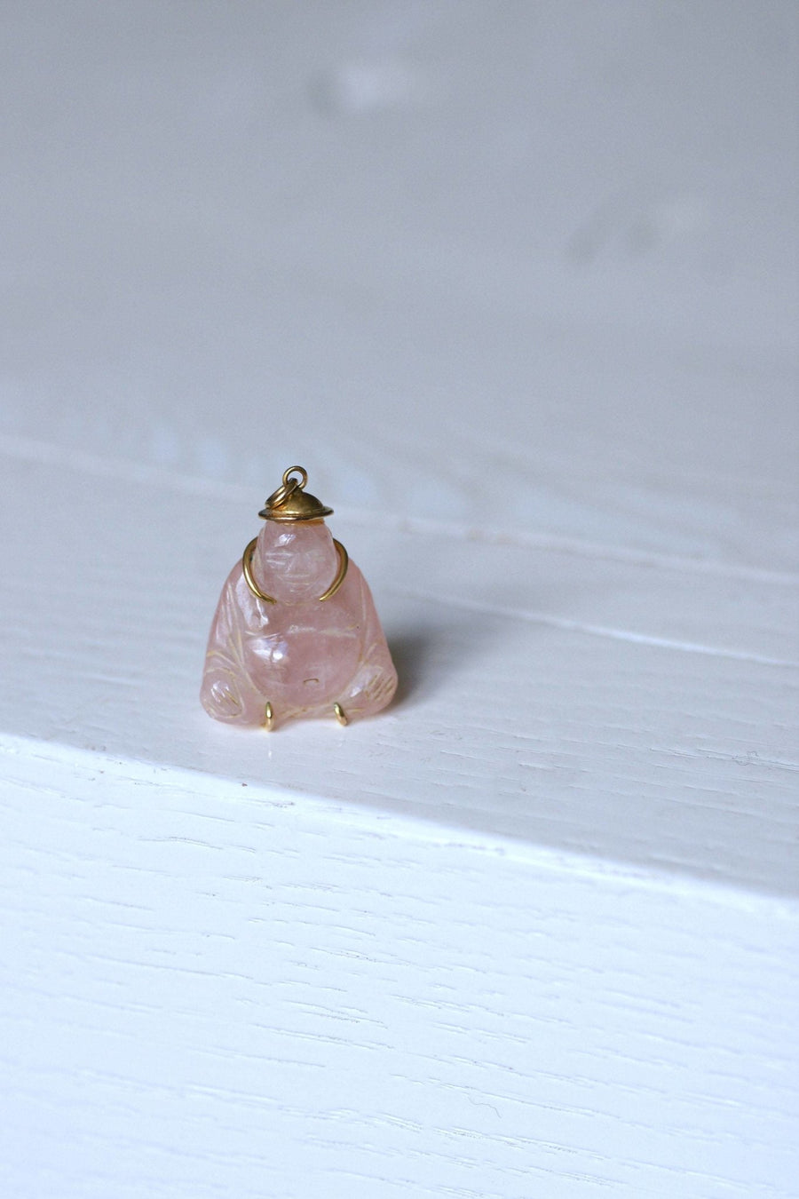 ブッダ ローズクォーツ ペンダント - Penelope Gallery