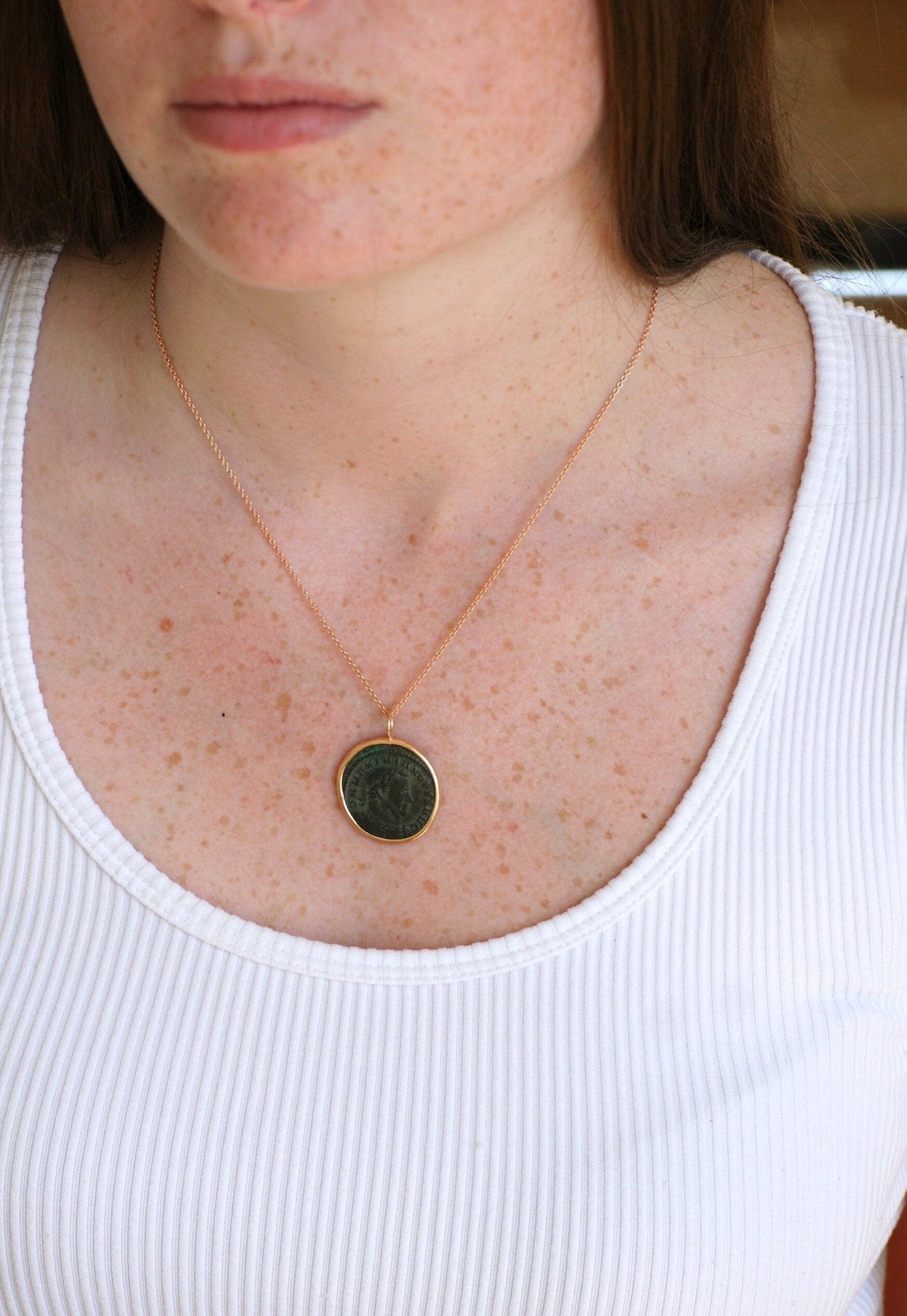 古代ローマペンダント pendentif-collier-piece-