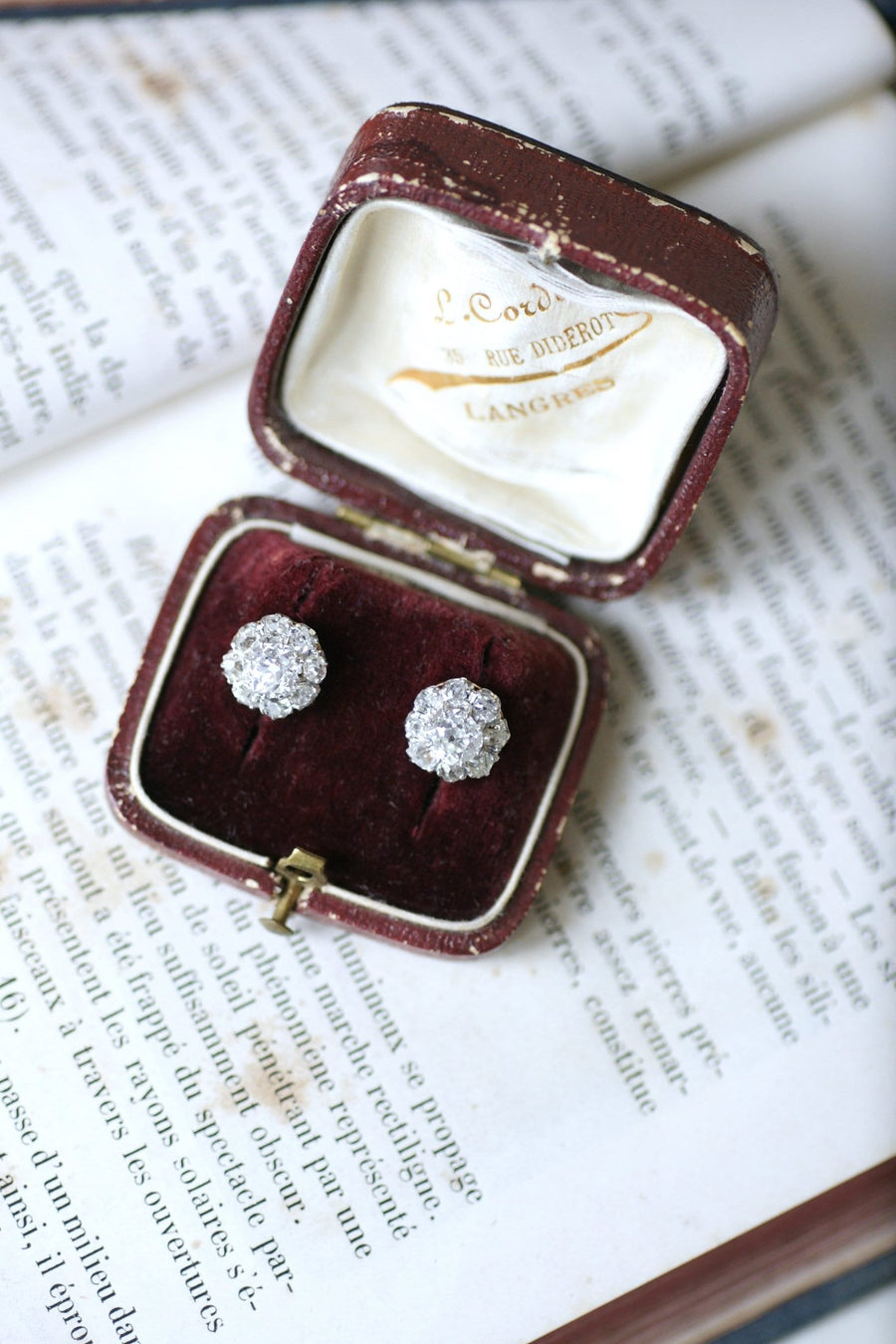 デイジー・ピアス ダイヤモンド 2,30カラット - Galerie Pénélope