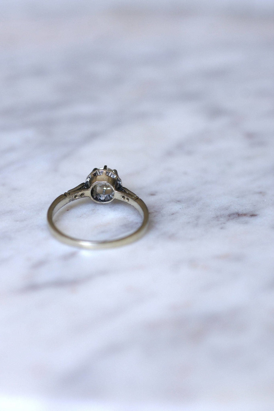 アール・デコ ダイヤモンド ソリテール 0.50 Ct - Penelope Gallery