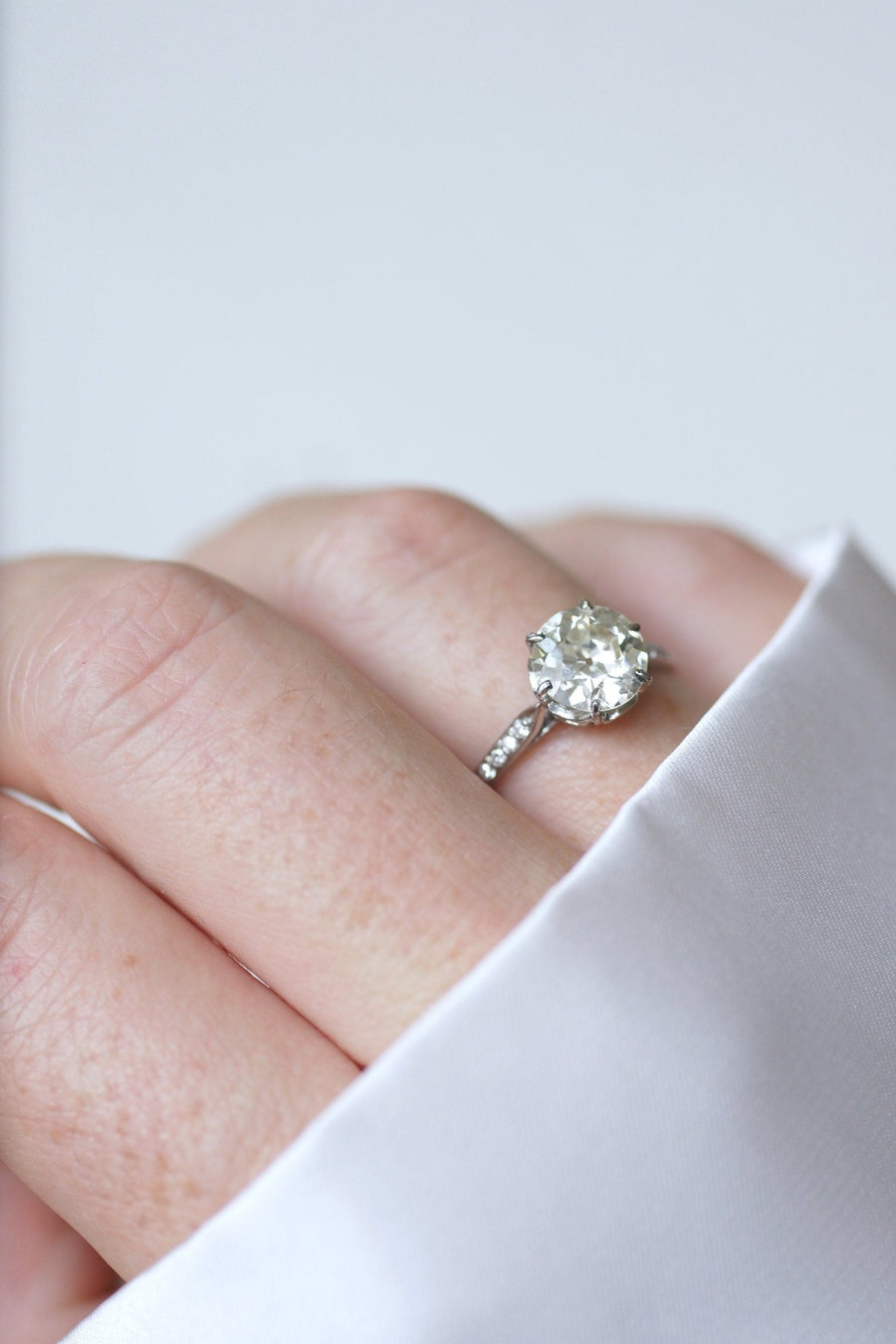 ベルエポック ダイヤモンド ソリテア 1.70 Ct - Galerie Pénélope